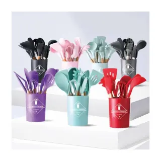 12pcs Silicon Spoon Big Cup
