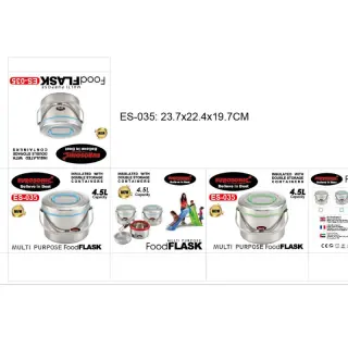 Es035.....4.5l Insulated Food Flask