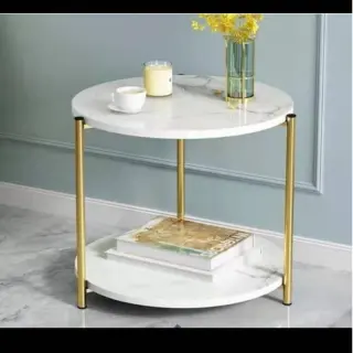 Round Marble Stool