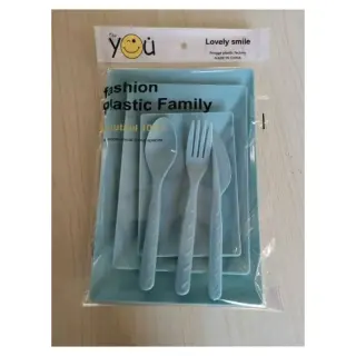 Fashion Plastic Plate Set
