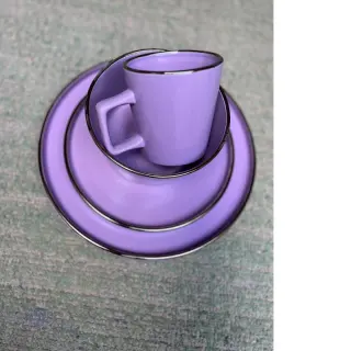 Purple 16pcs Dinner Set