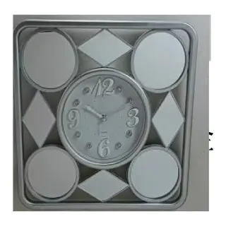Big Silver And Gold Tape Clock