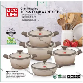 10pcs Ucc Granite Series Quality Set