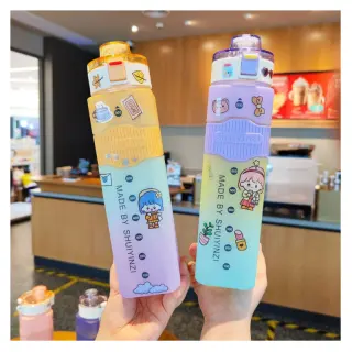 Square Rainbow Bottle