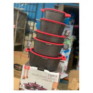 14pcs Ucc Life Granite Pot